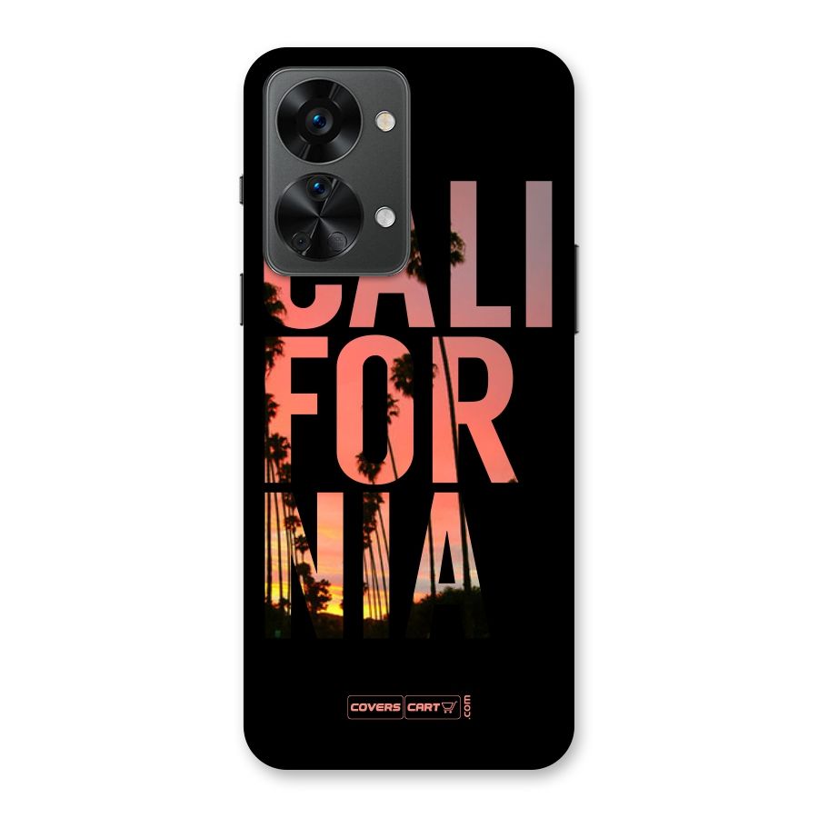 California Back Case for OnePlus Nord 2T