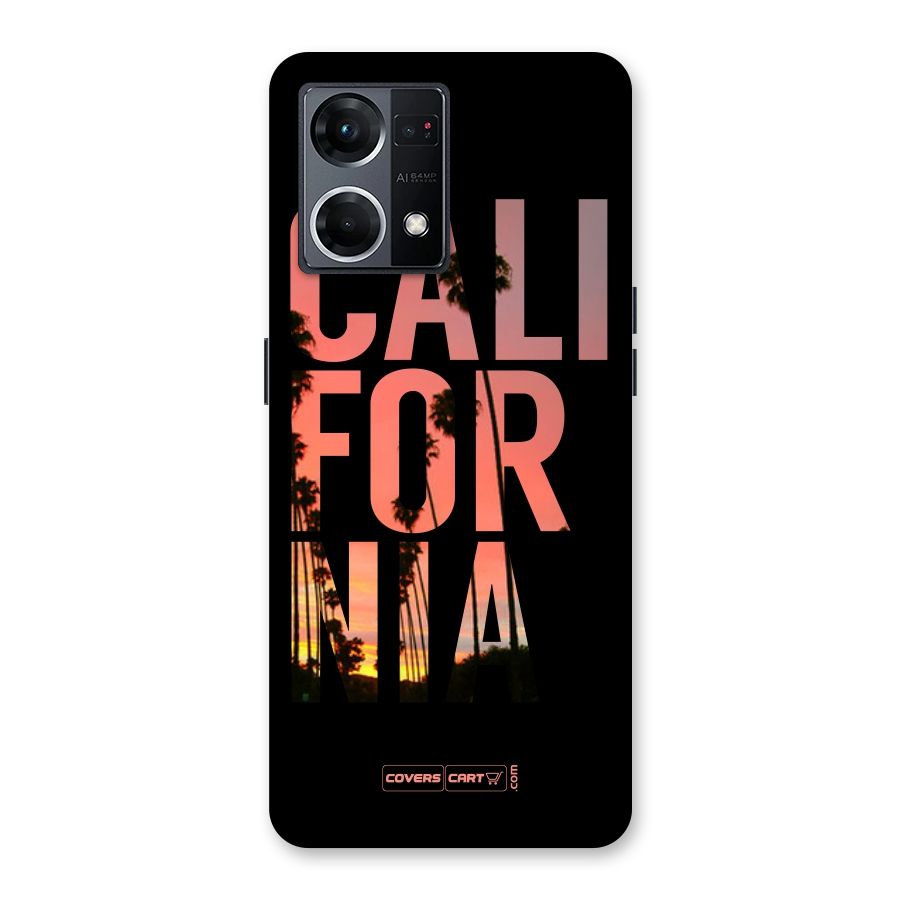 California Glass Back Case for Oppo F21 Pro 5G