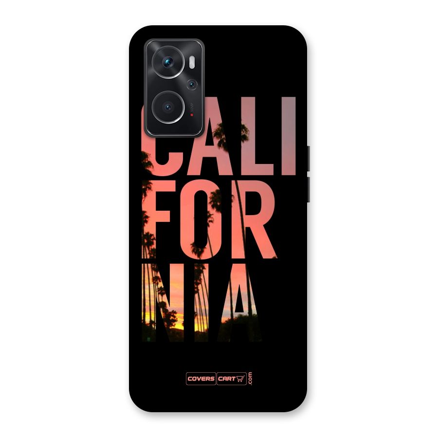 California Back Case for Oppo K10 4G