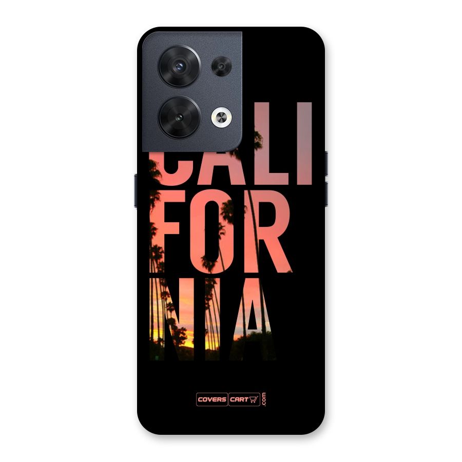 California Back Case for Oppo Reno8 5G