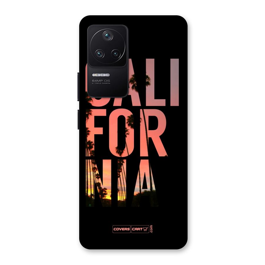 California Back Case for Poco F4 5G