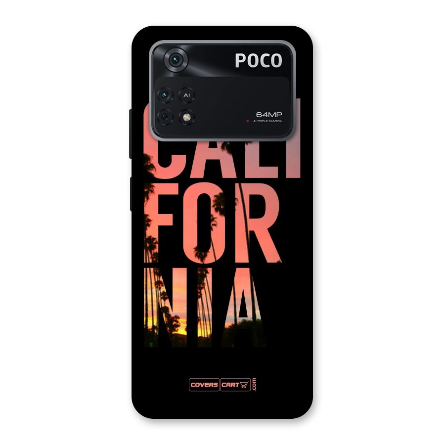 California Back Case for Poco M4 Pro 4G