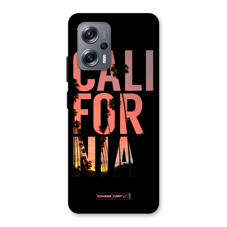 California Back Case for Redmi K50i
