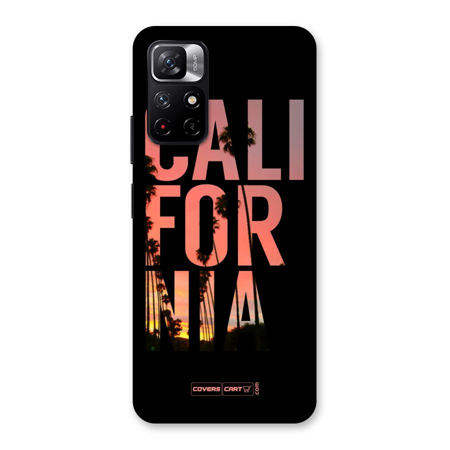 California Back Case for Redmi Note 11T 5G