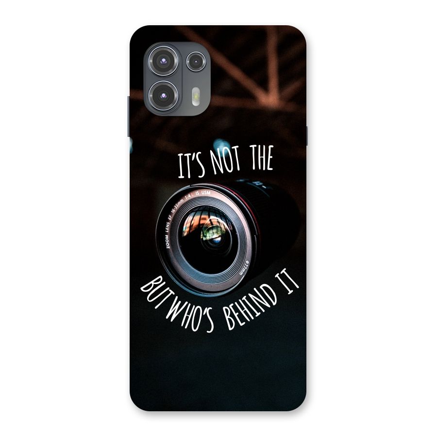 Camera Quote Back Case for Motorola Edge 20 Fusion