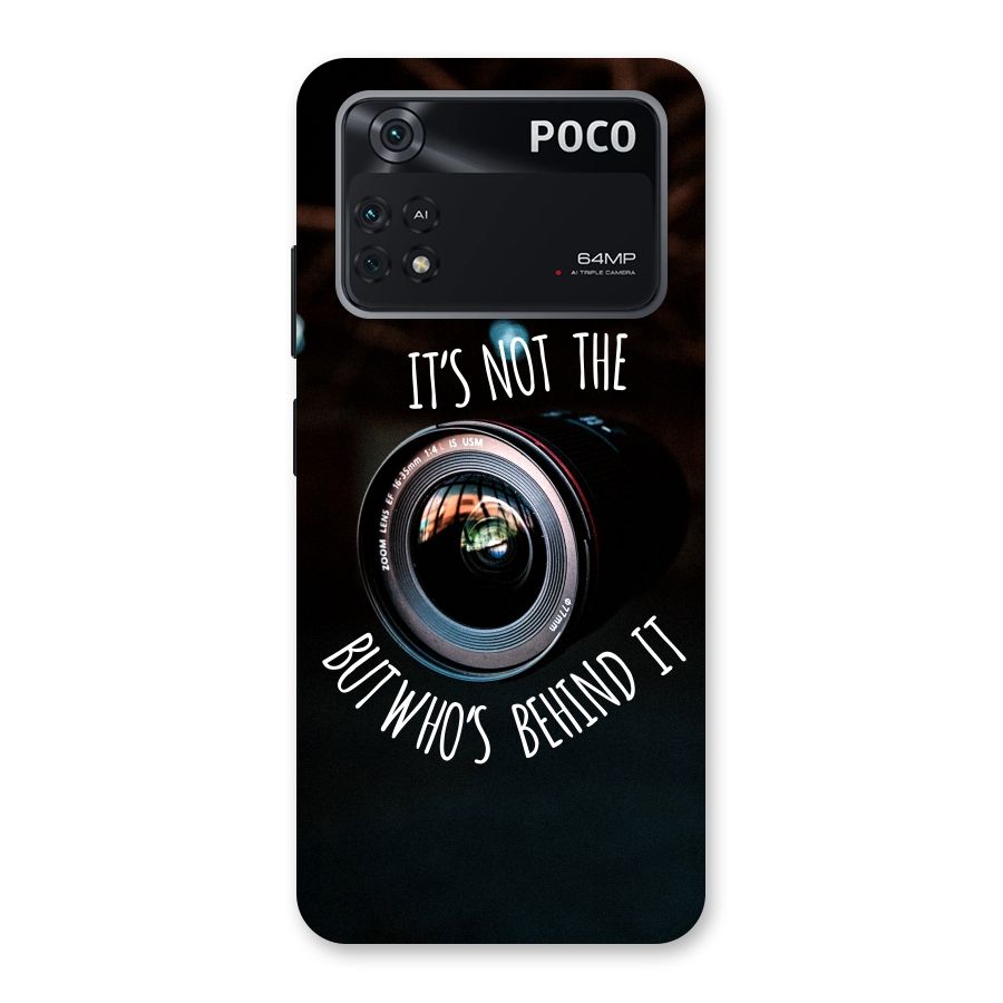 Camera Quote Back Case for Poco M4 Pro 4G