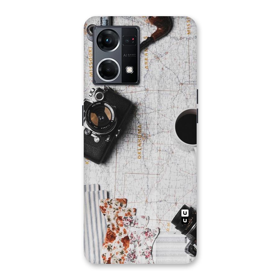 Camera Smoky Pipe Glass Back Case for Oppo F21 Pro 5G