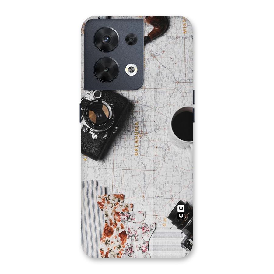 Camera Smoky Pipe Back Case for Oppo Reno8 5G