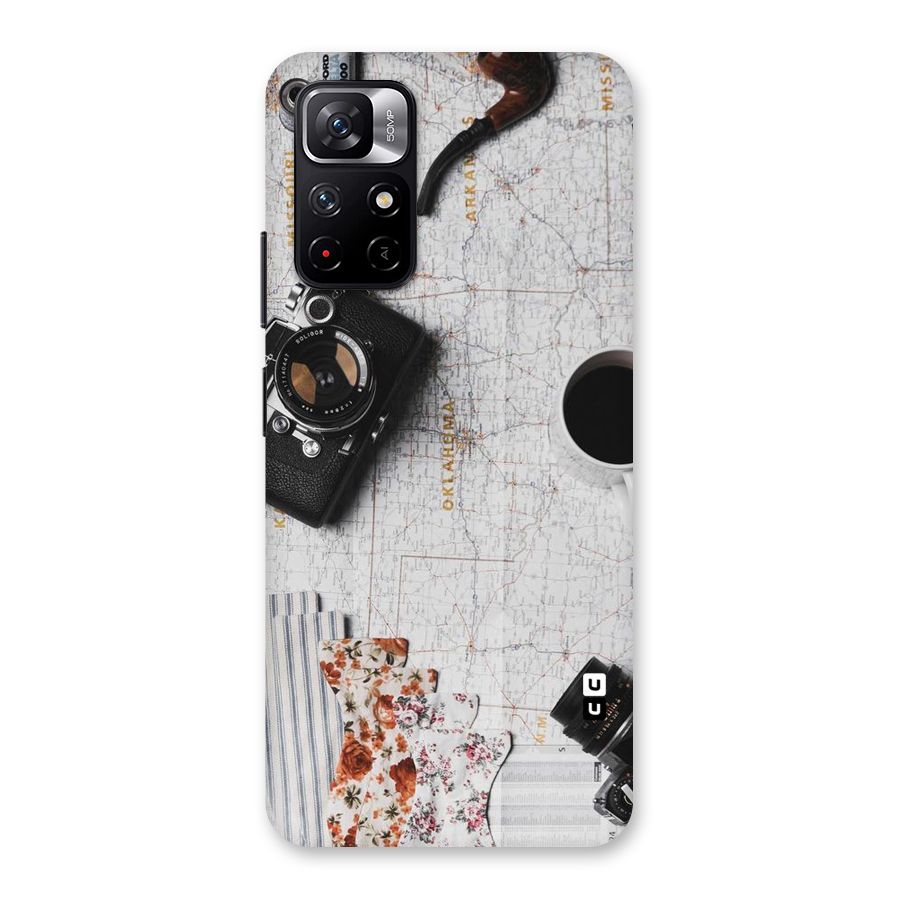 Camera Smoky Pipe Back Case for Redmi Note 11T 5G