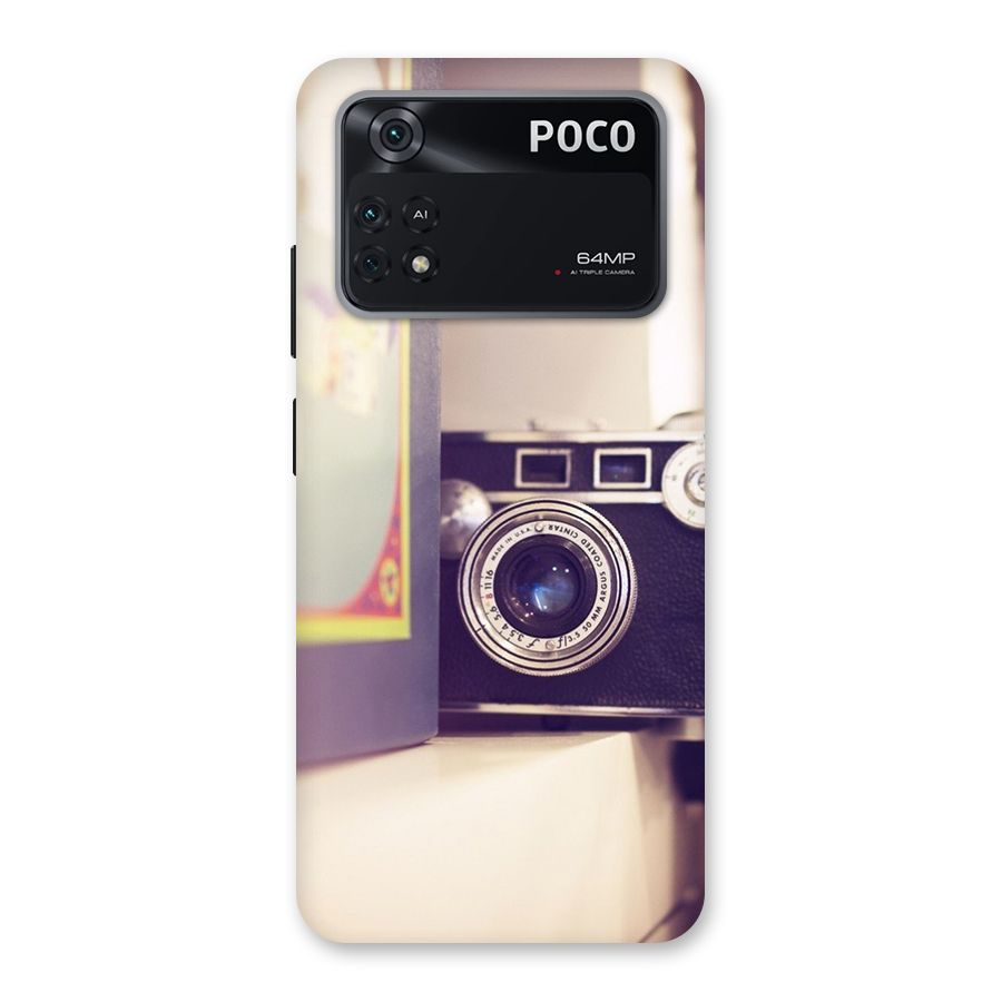 Camera Vintage Pastel Back Case for Poco M4 Pro 4G