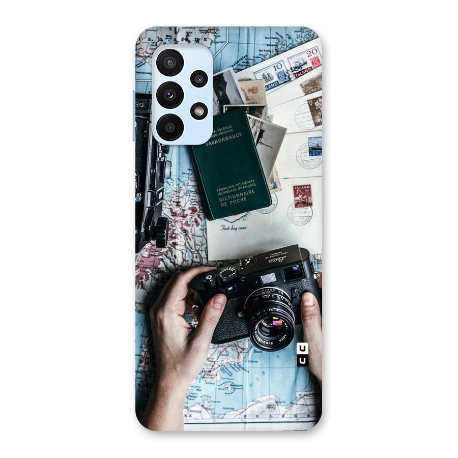 Camera and Postcards Back Case for Galaxy A23