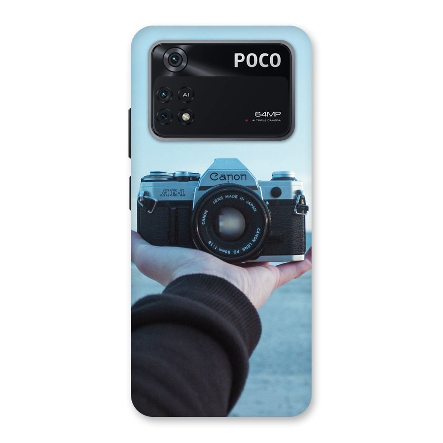 Camera in Hand Back Case for Poco M4 Pro 4G