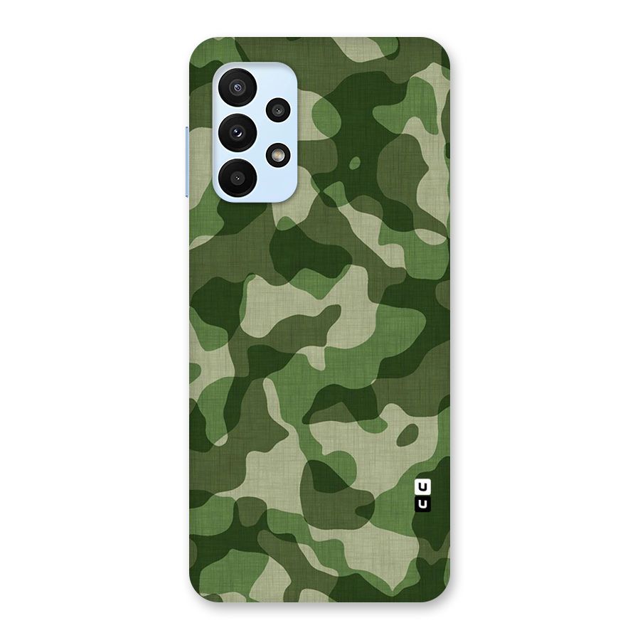Camouflage Pattern Art Back Case for Galaxy A23