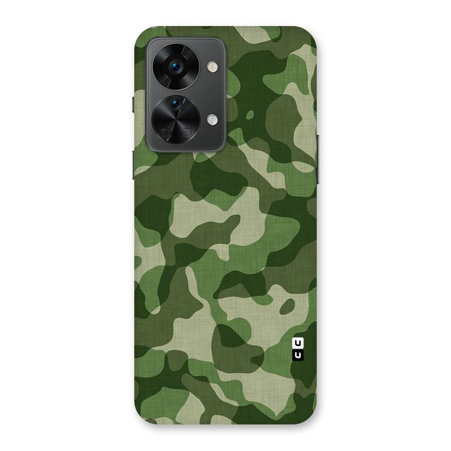 Camouflage Pattern Art Back Case for OnePlus Nord 2T
