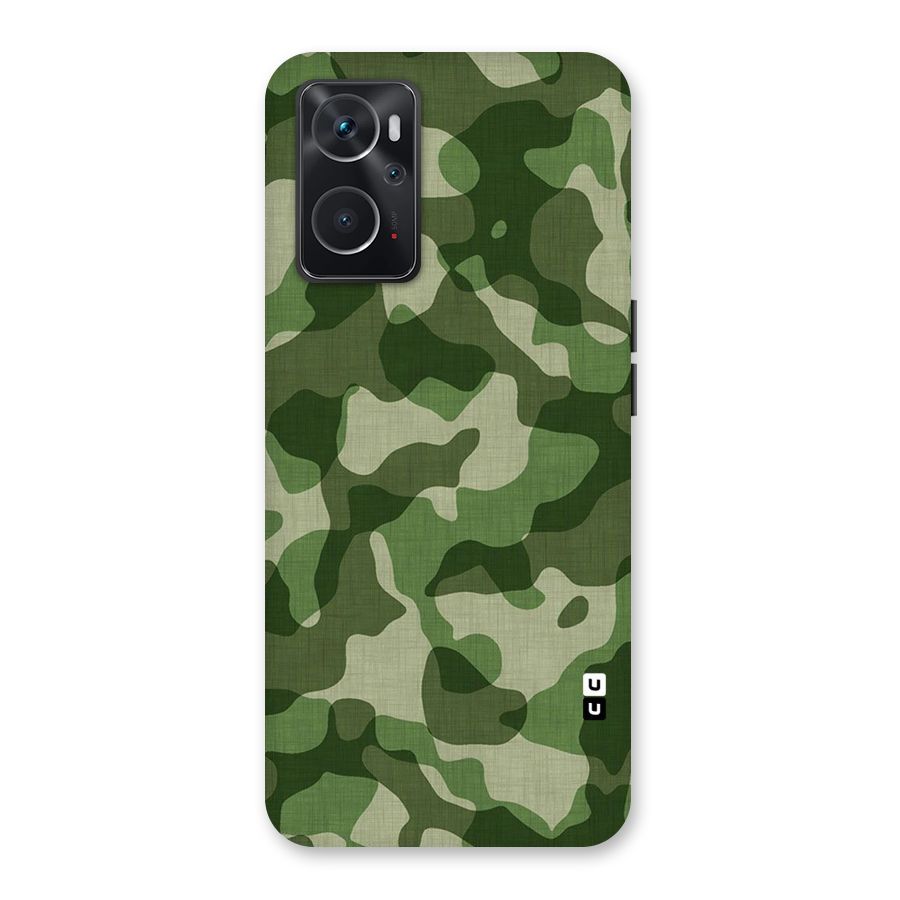 Camouflage Pattern Art Back Case for Oppo K10 4G