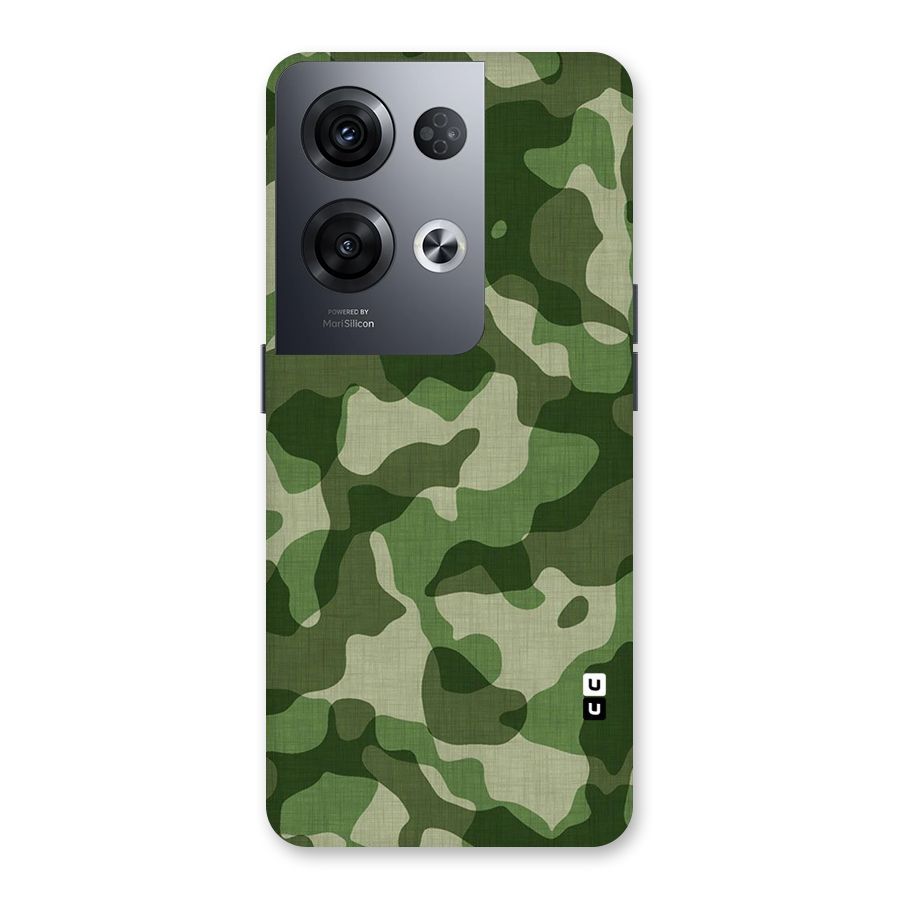 Camouflage Pattern Art Back Case for Oppo Reno8 Pro 5G
