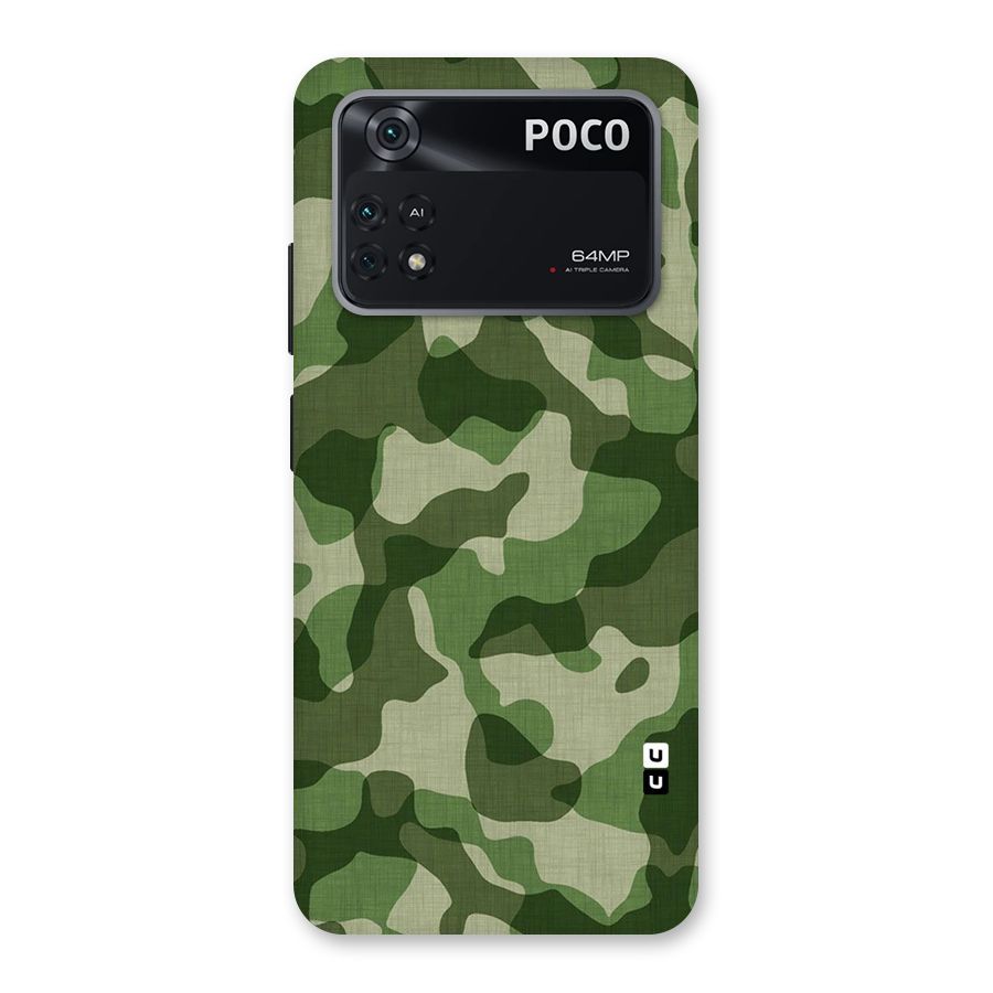 Camouflage Pattern Art Back Case for Poco M4 Pro 4G