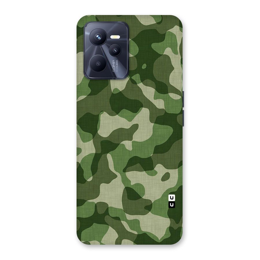 Camouflage Pattern Art Back Case for Realme C35