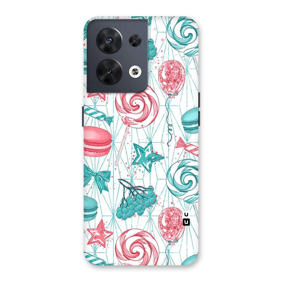 Candies And Macroons Back Case for Oppo Reno8 5G