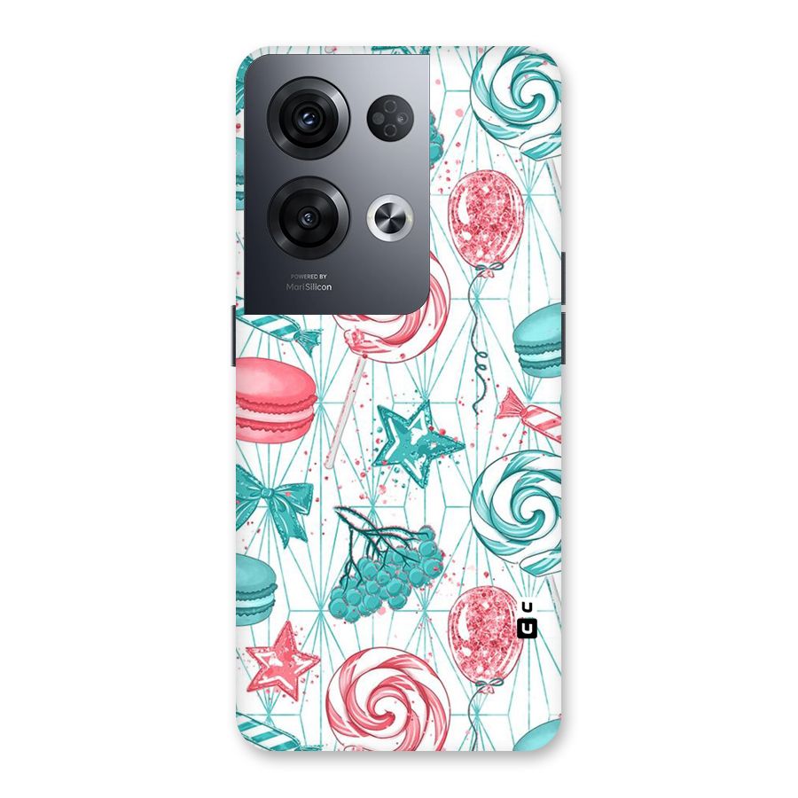 Candies And Macroons Back Case for Oppo Reno8 Pro 5G