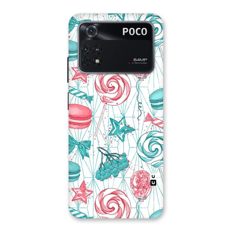 Candies And Macroons Back Case for Poco M4 Pro 4G