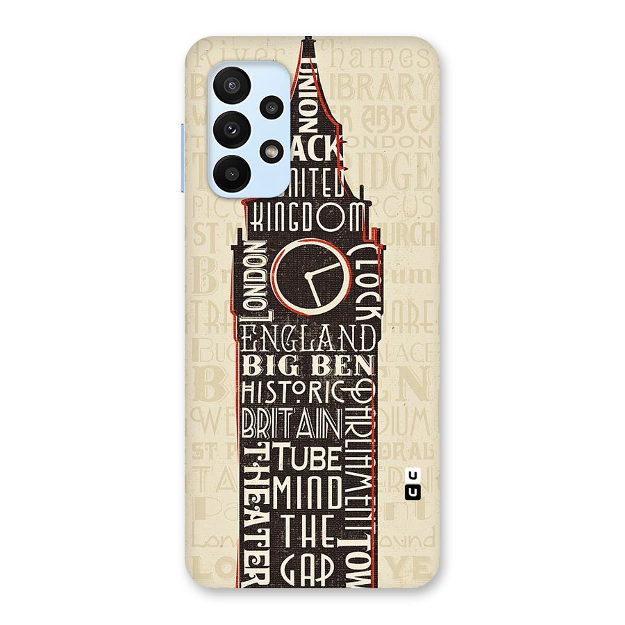 Cap City Design Back Case for Galaxy A23