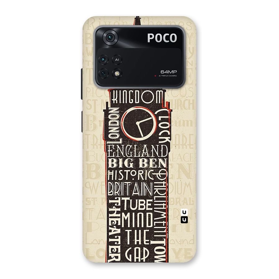 Cap City Design Back Case for Poco M4 Pro 4G