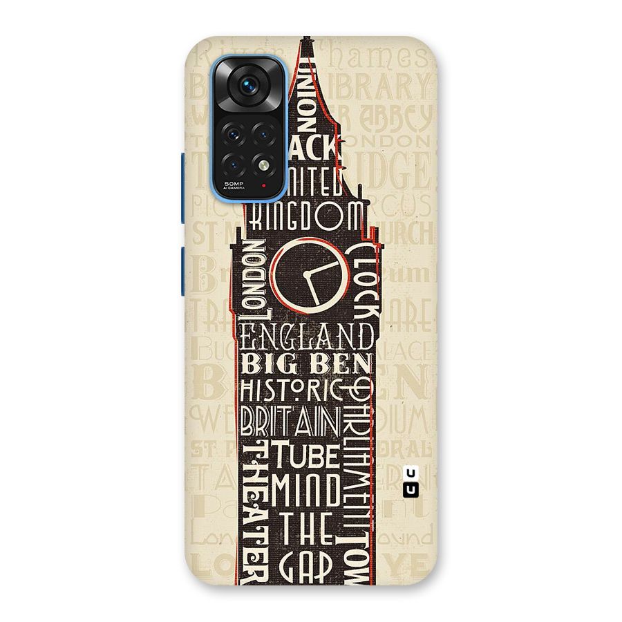 Cap City Design Back Case for Redmi Note 11S