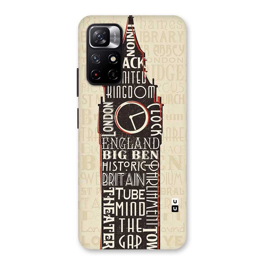 Cap City Design Back Case for Redmi Note 11T 5G