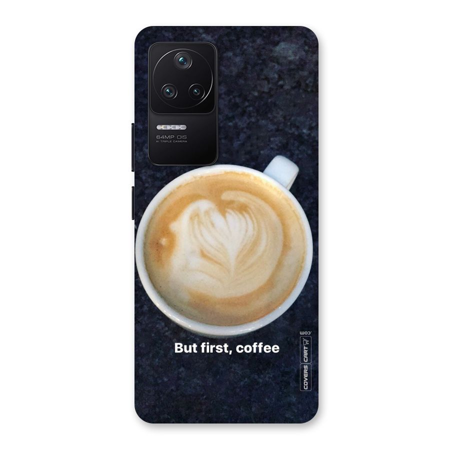 Cappuccino Coffee Back Case for Poco F4 5G