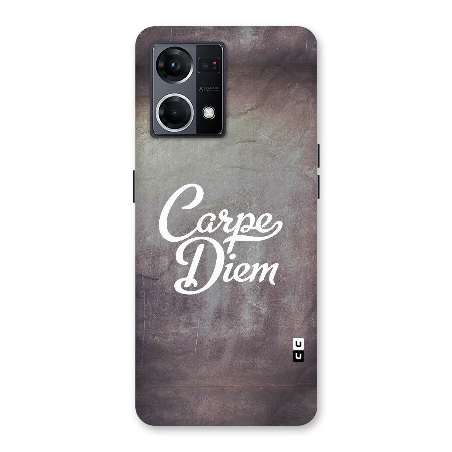 Carpe Diem Rugged Glass Back Case for Oppo F21 Pro 5G