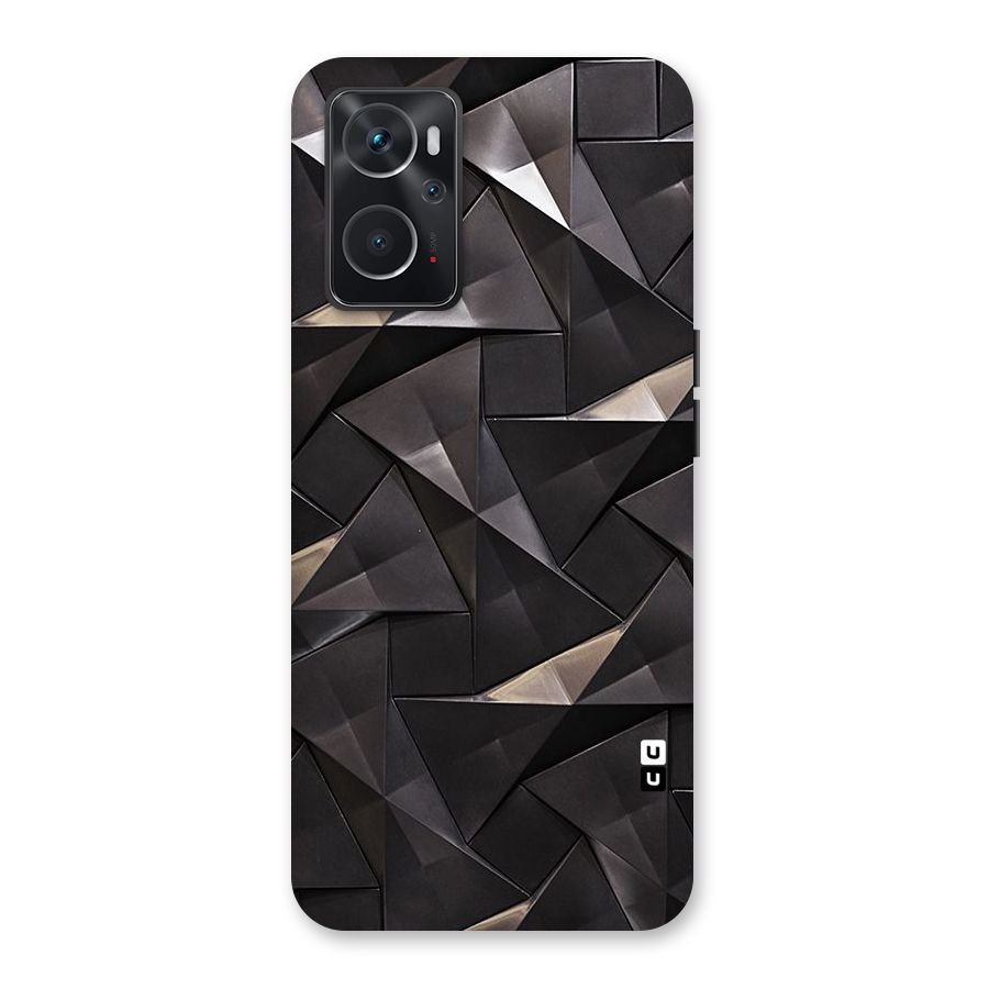 Carved Triangles Back Case for Oppo K10 4G