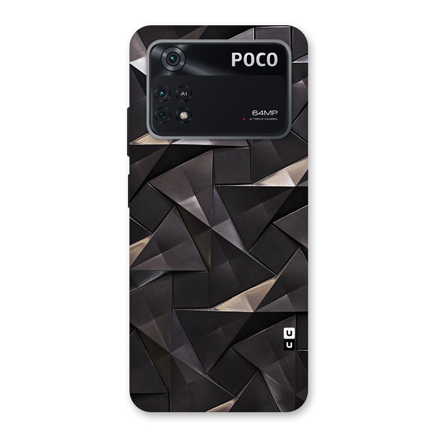 Carved Triangles Back Case for Poco M4 Pro 4G
