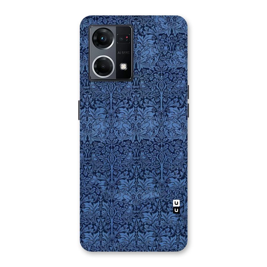 Carving Design Glass Back Case for Oppo F21 Pro 5G