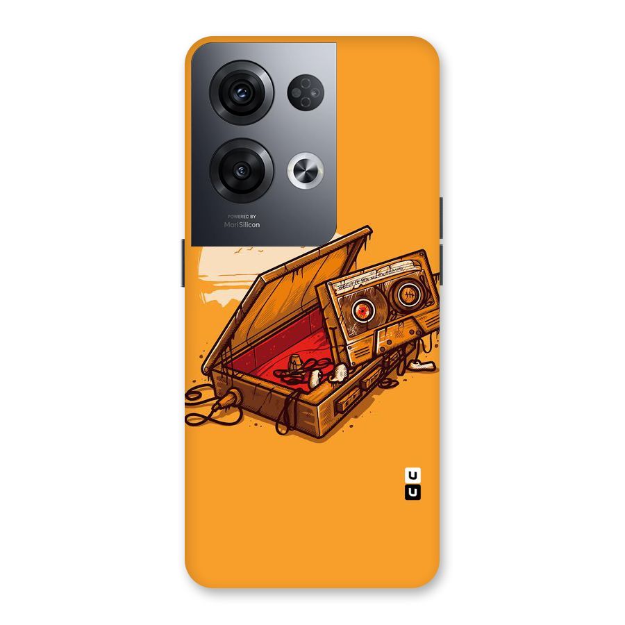 Casette Box Back Case for Oppo Reno8 Pro 5G
