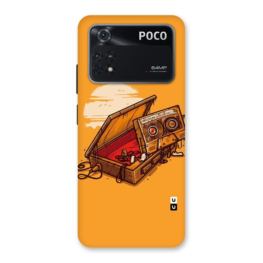 Casette Box Back Case for Poco M4 Pro 4G
