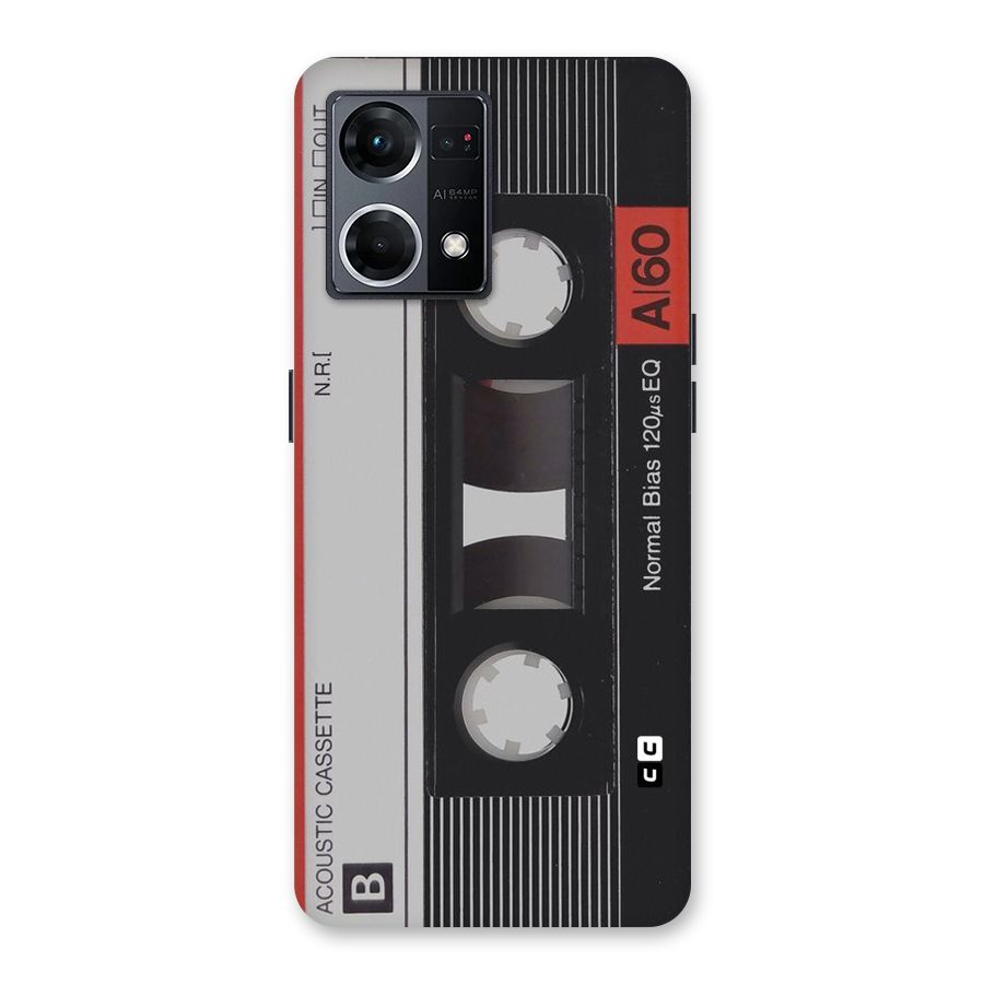Casette Design Glass Back Case for Oppo F21 Pro 5G