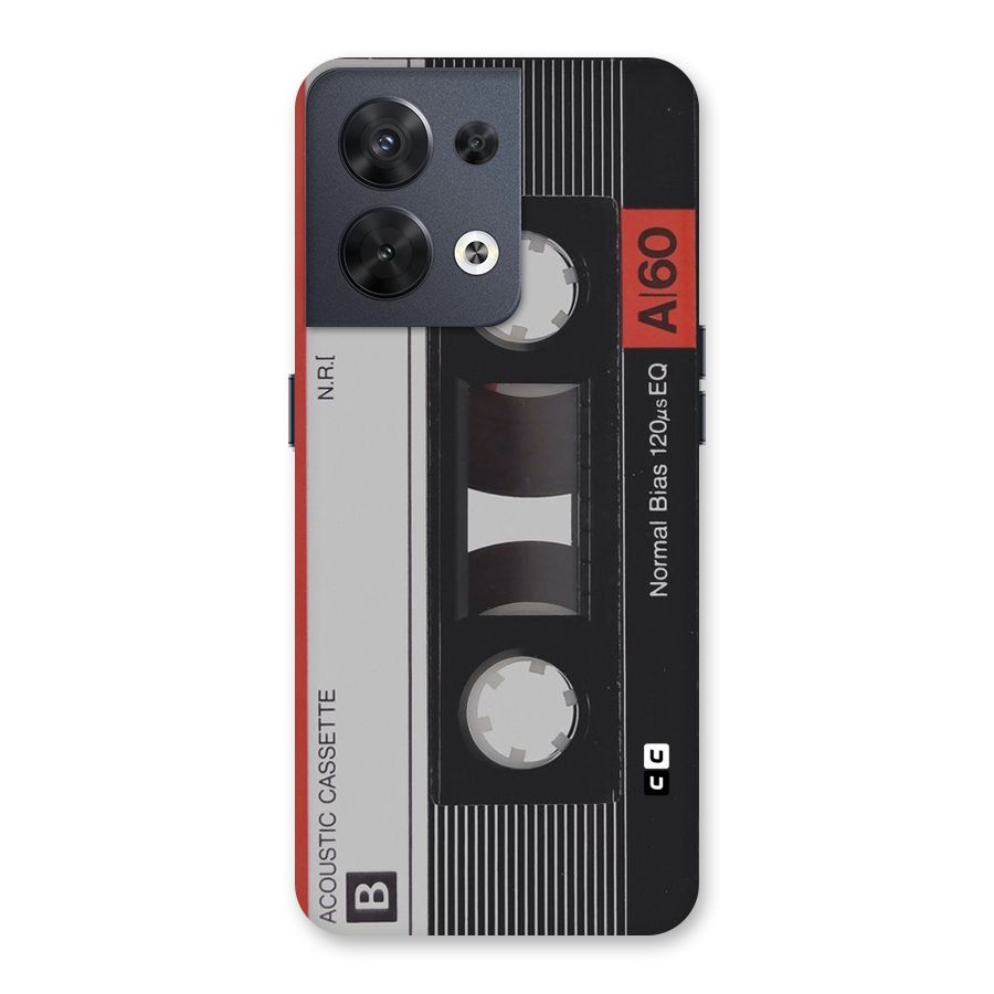 Casette Design Back Case for Oppo Reno8 5G