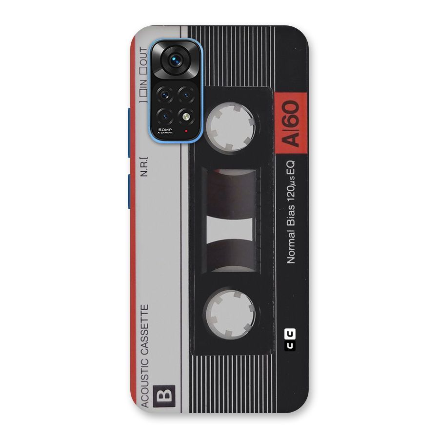 Casette Design Back Case for Redmi Note 11S