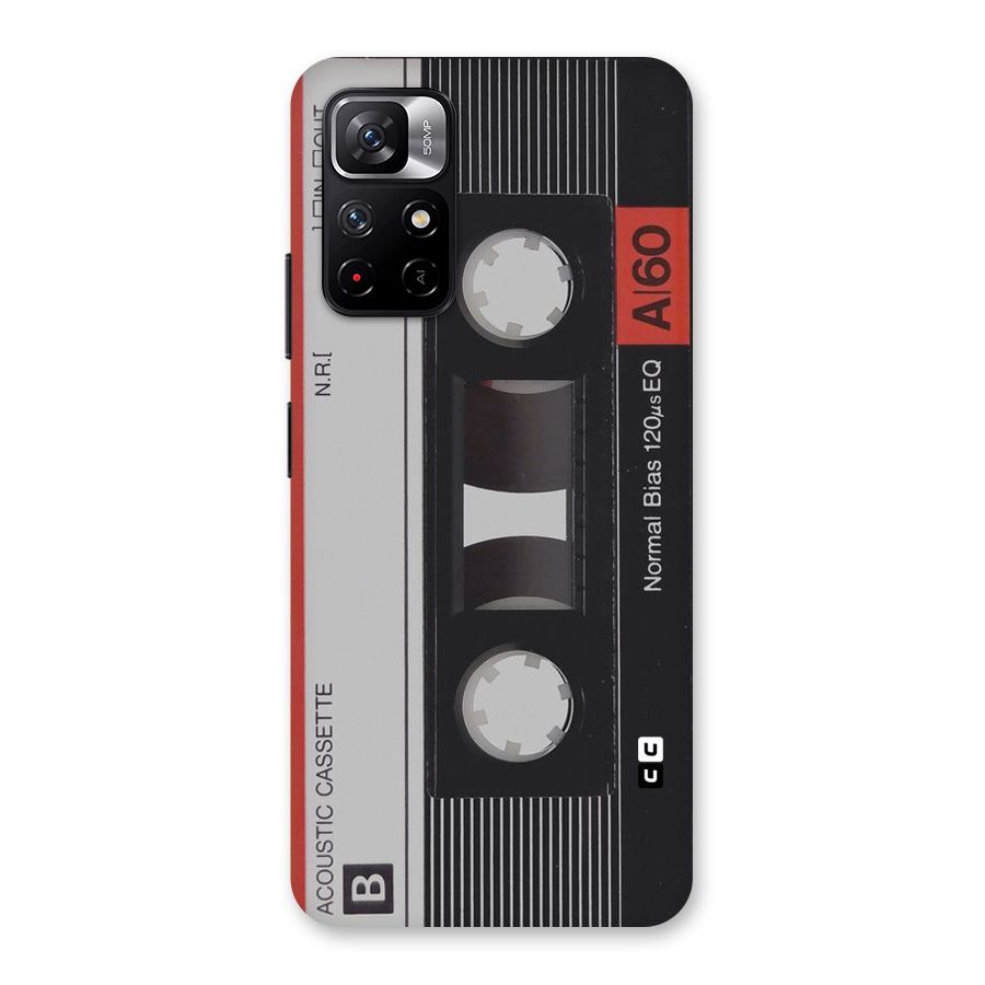 Casette Design Back Case for Redmi Note 11T 5G