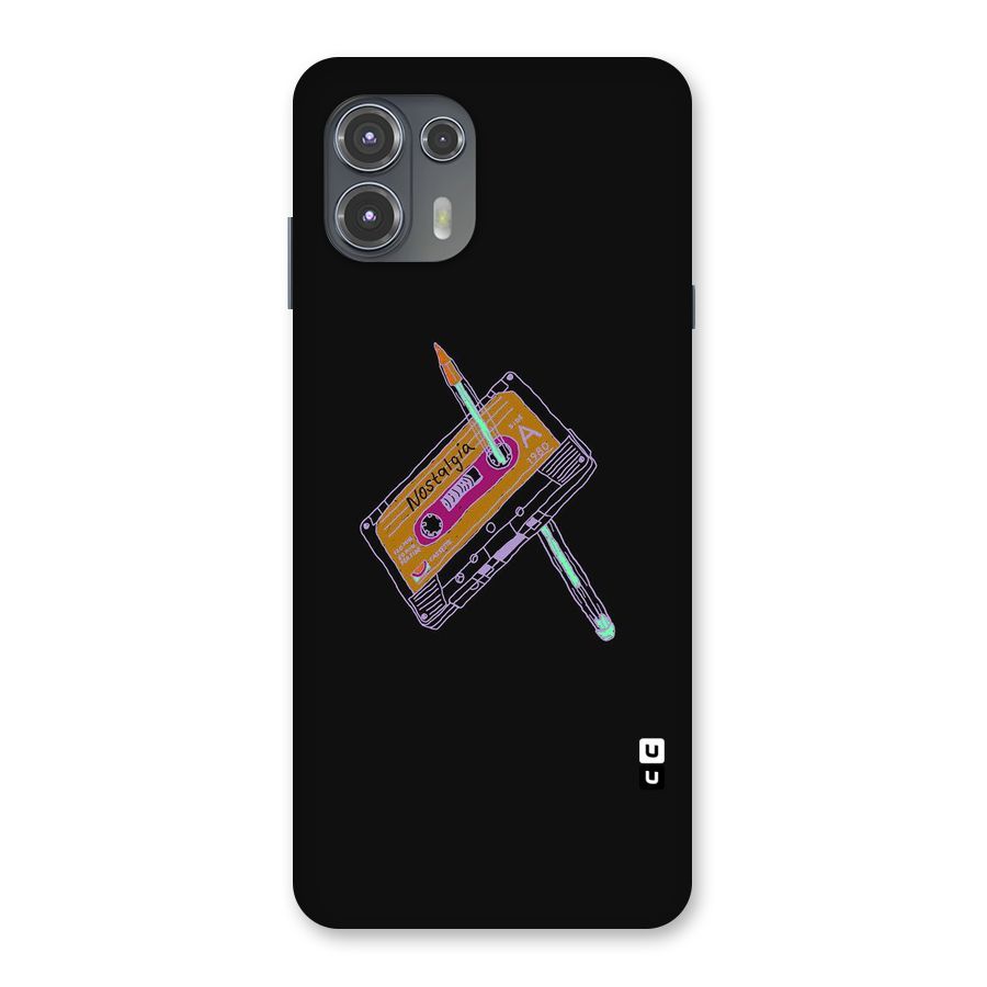 Casette Nostalgia Back Case for Motorola Edge 20 Fusion