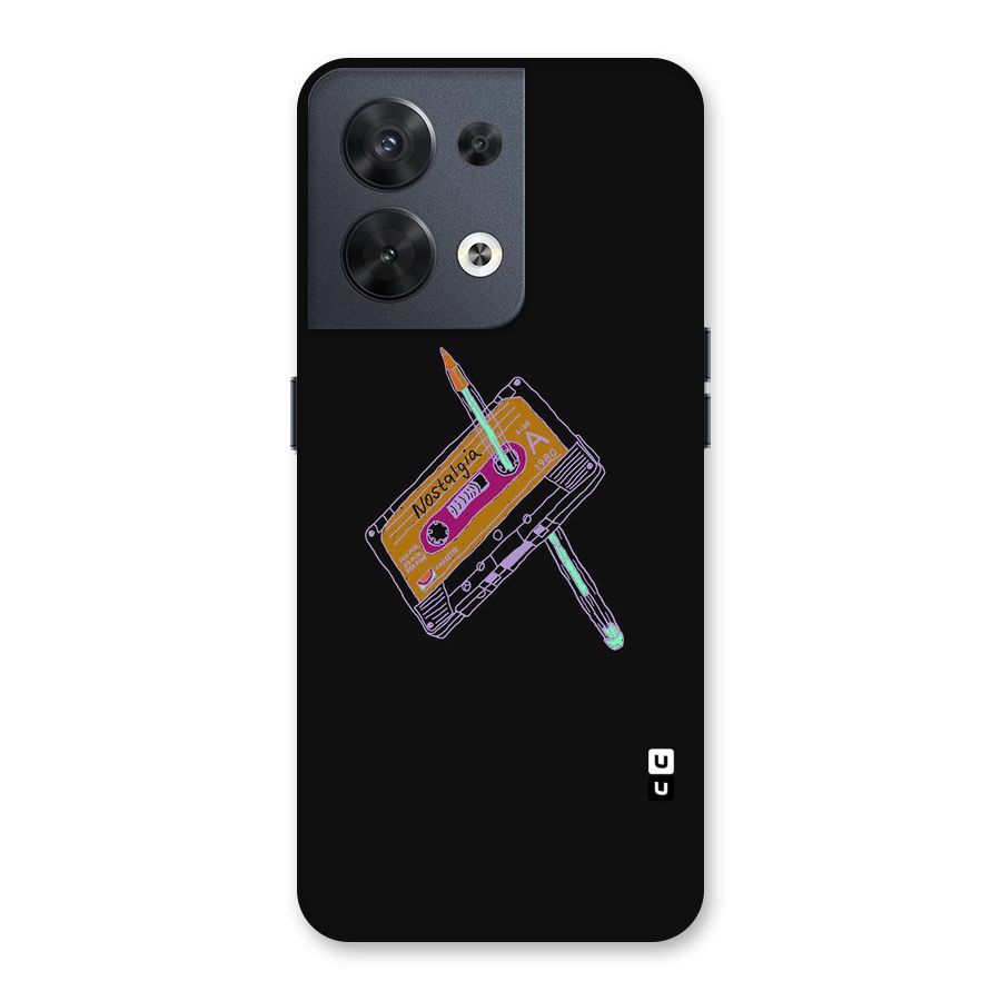 Casette Nostalgia Back Case for Oppo Reno8 5G