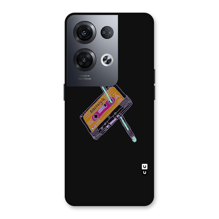 Casette Nostalgia Back Case for Oppo Reno8 Pro 5G