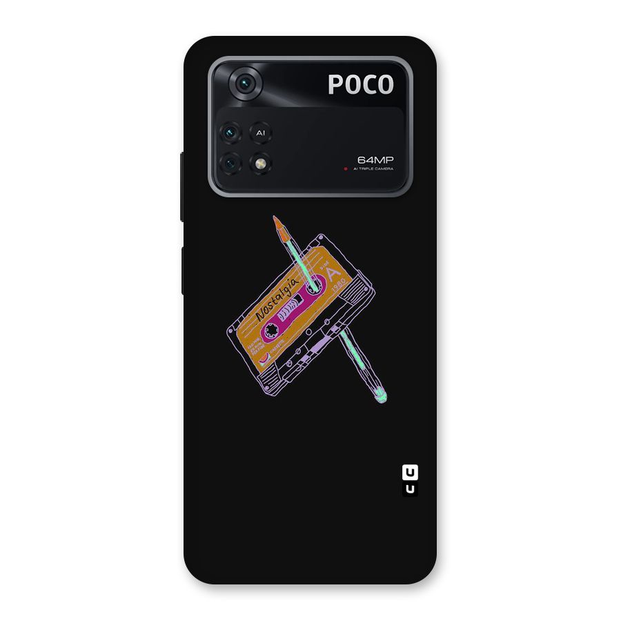 Casette Nostalgia Back Case for Poco M4 Pro 4G