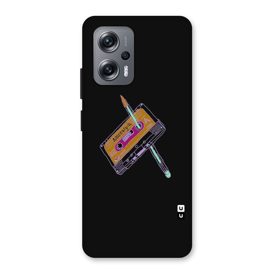 Casette Nostalgia Back Case for Redmi K50i