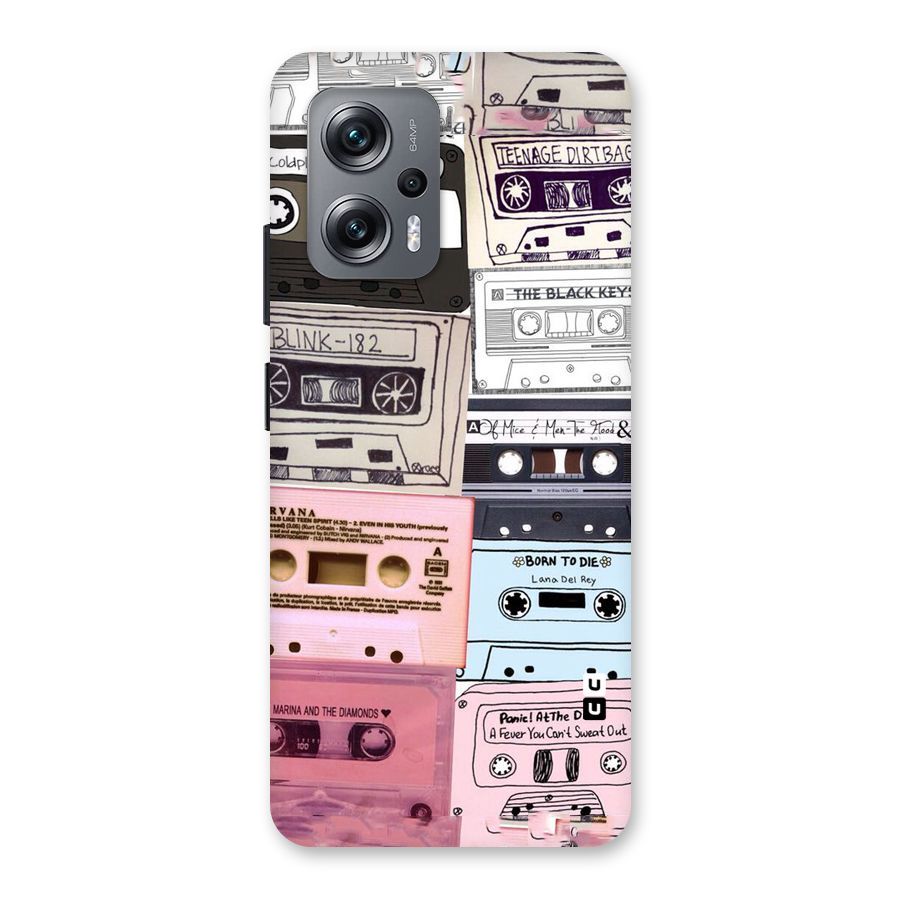 Casette Rolling Back Case for Redmi K50i