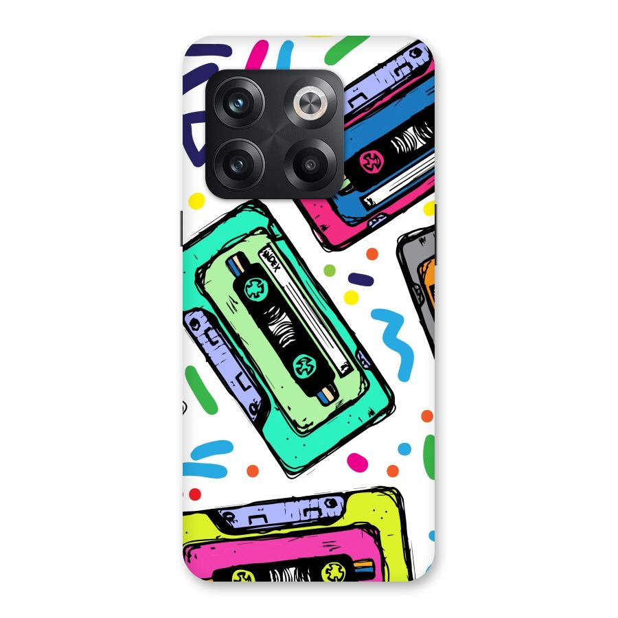 Cassette Pattern Back Case for OnePlus 10T