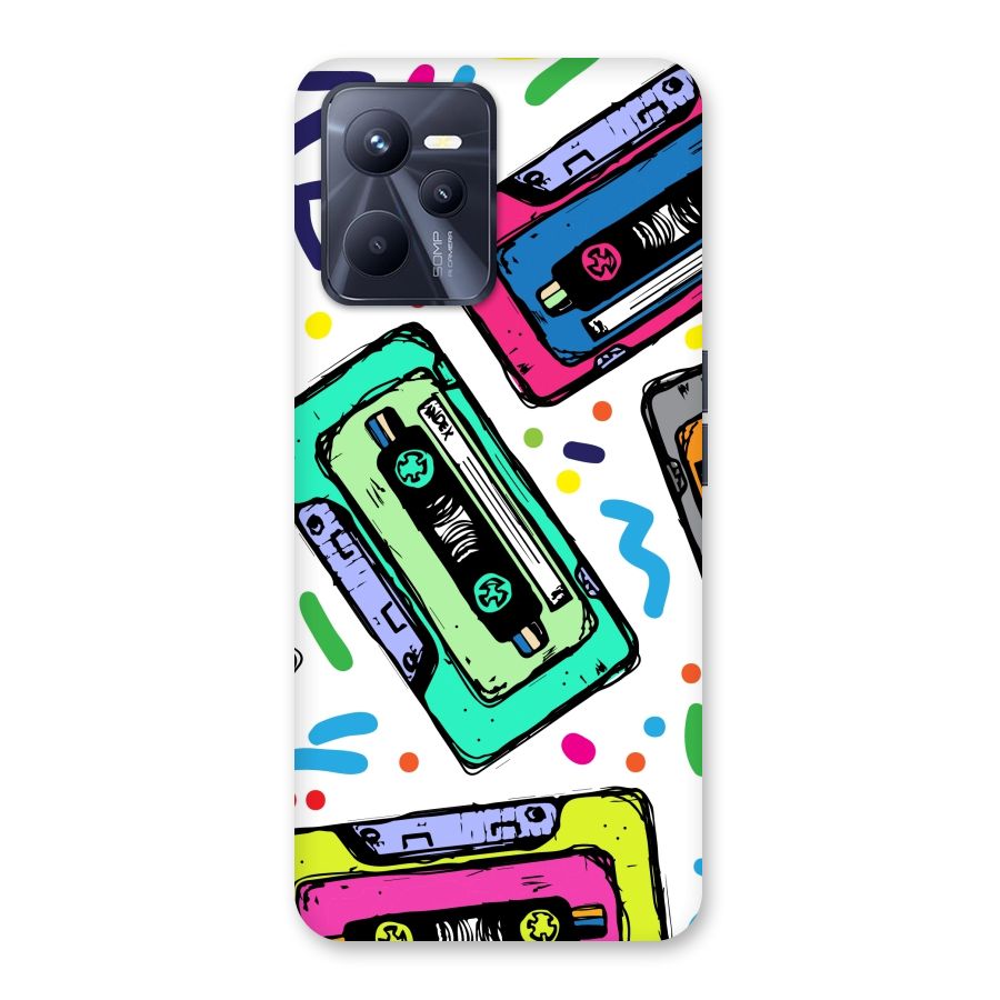 Cassette Pattern Back Case for Realme C35