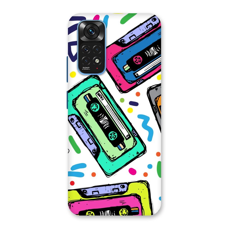 Cassette Pattern Back Case for Redmi Note 11S