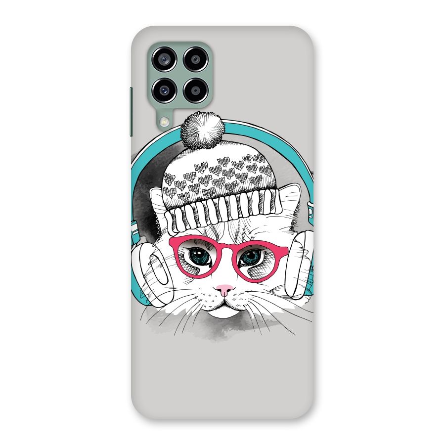 Cat Headphones Back Case for Galaxy M33
